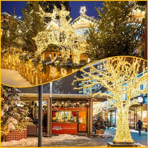 100M IP68 Indoor/Outdoor App-Controlled LED String Fairy <b>Light</b> Christmas <b>Tree</b> Style Decorative Lighting Holiday Wedding Party - Product Image 2