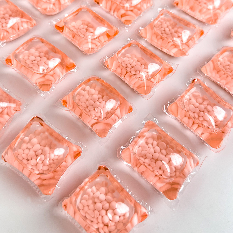 Cuentas de sacudida de color naranja de una sola cavidad