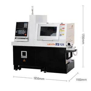 เครื่อง Cnc ชนิดสวิสความแม่นยําสูงเครื่องป้อนบาร์โลหะอัตโนมัติเครื่อง Cnc