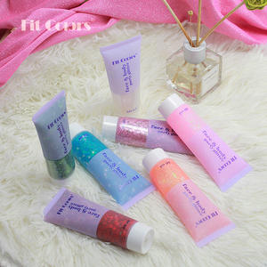 Gel pailleté sirène 20 couleurs, multi-usages pour le visage et les yeux, paillettes chatoyantes, éclaircissant, longue tenue, maquillage corporel pour scène - Product Image 4