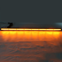Nouvelle barre lumineuse de signalisation d'urgence 48W haute puissance COB LED clignotante 45 pouces pour voitures et camions 12V 24V