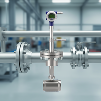 Débitmètre numérique sans fil à vortex pour air comprimé Clouds, 4G NB-IoT LoRa, pour la surveillance énergétique des usines et des installations industrielles