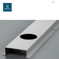 Perfil de Aluminio para Iluminación LED RGB/RGBW de 30-40mm, Tratamiento de Superficie Anodizado, Luces Decorativas Inteligentes, Soldadura, Doblado y Corte