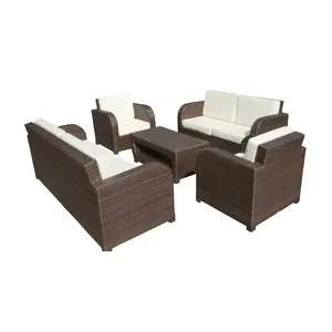Patio Rattan Wicker Sofa Set Garden Furniture Sale Three Two One Seat Section