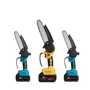 Mini Motosierra Inalámbrica de 21V, Sierra para Madera de 4 Pulgadas, para Cortar Madera, Talar y Bricolaje, Ligera, con Garantía 54411378 - Product Image 1