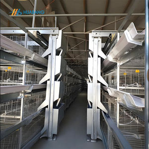 आधुनिक पोल्ट्री फार्म स्वचालित गैल्वेनाइज्ड 3 स्तरों एच प्रकार ब्रोइलर चिकन पिंजरे - Product Image 4