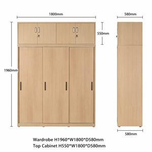 <span class=keywords><strong>Armoire</strong></span> moderne pour enfants en acier avec portes coulissantes, montage facile, écologique, gain de place, design portable pour <span class=keywords><strong>chambre</strong></span> à coucher - Product Image 3
