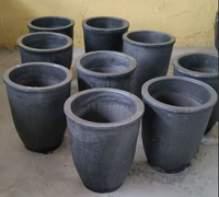 Crucible en carbure de silicium et graphite RA pour la fusion de l'aluminium, du cuivre et du laiton, crucible en graphite SiC pressé isostatiquement