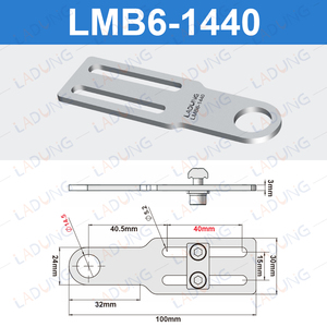 Khung gắn Hợp kim nhôm eoat đầu nối Dễ lắp đặt cho đồ đạc kết thúc Robot - Product Image 2
