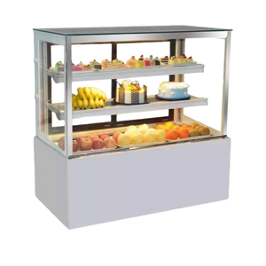 Vitrine Réfrigérée de Comptoir Monotempérature pour Supermarché, Fruits, Gâteaux, Légumes – Modèle M1 Élégant à Double Zone - Product Image 4