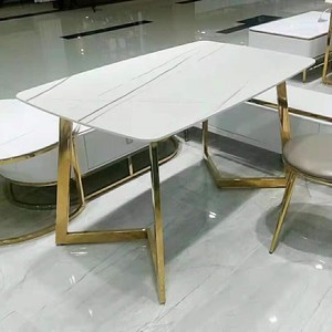 Meuble <span class=keywords><strong>de</strong></span> <span class=keywords><strong>Table</strong></span> à manger en métal, en fer, noir, blanc, ardoise, permettant <span class=keywords><strong>de</strong></span> gagner <span class=keywords><strong>de</strong></span> l'espace, moderne, offre spéciale - Product Image 1