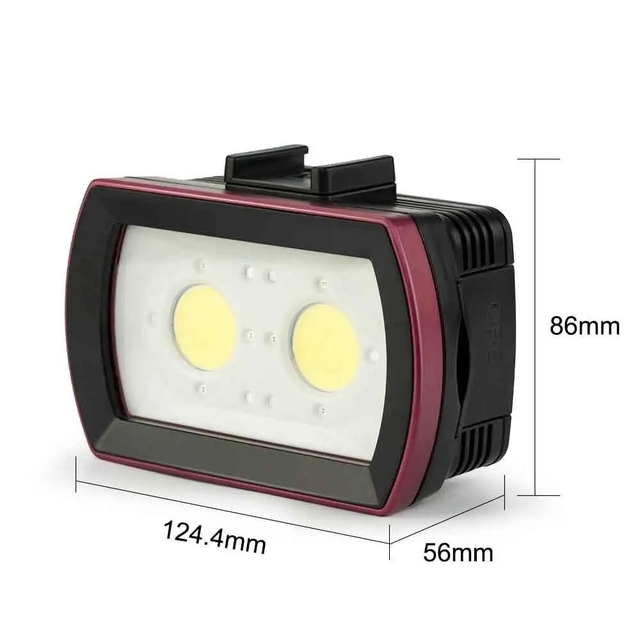 Seafrogs SL-21 3500LM 40m/130ft Video Light for Waterproof Camera LED Photo Video Fill Light Underwater Diving Photography Light