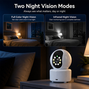 Caméra de sécurité WiFi intérieure/extérieure à bas prix avec audio bidirectionnel, enregistrement sur cloud et carte TF pour animaux de compagnie (chiens et chats) - Product Image 2