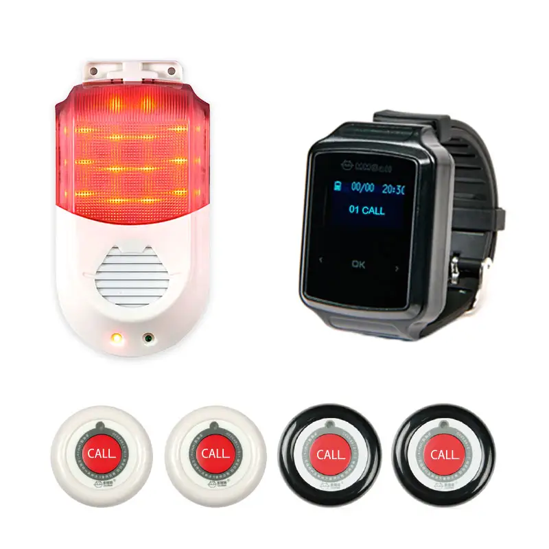 Alarm Light MMCall Wireless Patient Call Button Emergency Alarm Call Lamp Nurse Call Light System