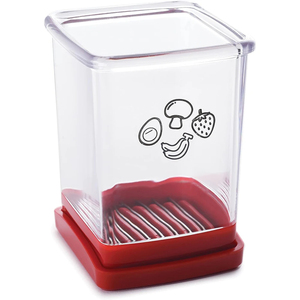 Fruit Vegetable Speed Slicer with Push Plate Manual Cup Cutter Portable Banana Strawberry Slicing Tool <b>Kitchen</b> <b>Accessories</b> - Product Image 6