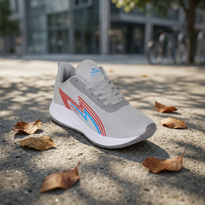 Zapatillas de deporte de malla transpirable para hombre, zapatos deportivos ligeros con cordones, suela suave antideslizante, calzado informal para correr, malla transpirable para hombre - Product Image 6