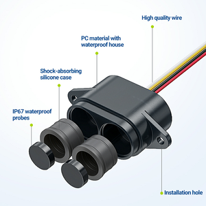 Dispositivo de medición de nivel de agua de alta precisión, rango de 2m, <span class=keywords><strong>Sensor</strong></span> ultrasónico pequeño, Monitor de nivel de tanque de agua - Product Image 5