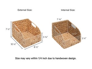 Cesta de Cuerda de Algodón Extra Grande, Cesta de Mimbre Tejida a Crochet para Bebé, Panera Natural de Ratán, Color Blanco Oscuro y Madera Negra para Lavandería - Product Image 2