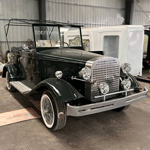 Sokakta Kullanıma Uygun 48V Elektrikli Klasik Vintage Araba Klasik Gezi Servis Otobüsü Özel Taşıma - Product Image 2