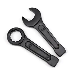 Drop Forged Box Open End Ring Slogging Spanner Striking Wrench