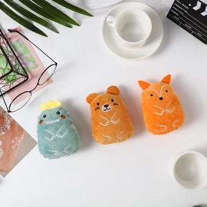 Juguete para masticar mascotas, ratón, zorro, forma bonita, Animal de peluche, Gato interactivo, hierba gatera, juguete para masticar, algodón PP, dientes limpios - Product Image 2