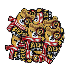 All'ingrosso patch in tessuto <span class=keywords><strong>di</strong></span> ciniglia <span class=keywords><strong>di</strong></span> grandi dimensioni ferro-On bandiera gancio Loop Appliques diversi <span class=keywords><strong>tipi</strong></span> <span class=keywords><strong>di</strong></span> <span class=keywords><strong>ricamo</strong></span> per capi <span class=keywords><strong>di</strong></span> abbigliamento modello OEM - Product Image 5