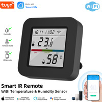 Tuya – télécommande universelle intelligente WiFi IR, capteur de température et d'humidité, Hub 3 en 1, contrôle par application Alexa/Google Home