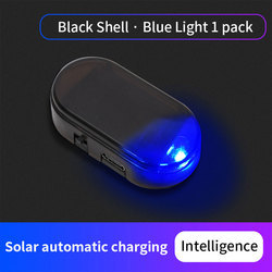 Black style-blue light warning light