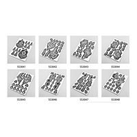 Kit universel de pochoirs au henné grand format pour tatouages DIY sur les mains et les pieds, idéal pour les débutants, les fêtes et les voyages