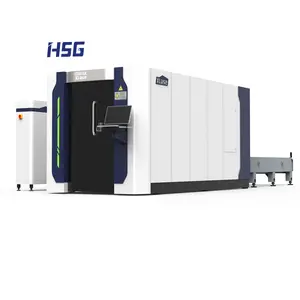 HS-GX serisi sac lazer kesme makinesi 1500w-6600w fiber lazer kesme makinesi fabrika fiyat ile