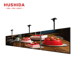 Tablero de Menú digital LCD para restaurante, barra ultraestrecha para comida rápida, cafetería, tienda de bebidas, pantalla lcd - Product Image 1