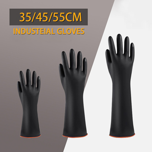 Industria Black XL Guantes de látex Guantes de trabajo de goma resistentes al agua Protección DE SEGURIDAD Trabajo químico Resistente a la limpieza - Product Image 6