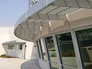 Industrial Style Decorative Stadium Building Outdoor Decoration Facade Wall <strong>Cladding</strong> <strong>Perforated</strong> Design Aluminum Panel - Product Image 2