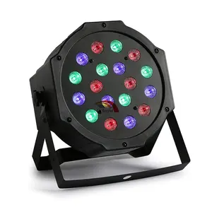 Lumière de scène LED colorée RGBW 18x1w Led mince Par DMX éclairage pour noël Disco Bar boîte de nuit