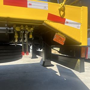 شاحنة بضائع مسطحة 12 عجلة حمولة 35T لمركبات البناء/محرك اليورو 3 - Product Image 5