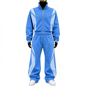 Wholesale Two Pieces Sets <b>Velvet</b> Track Suits Custom Unisex Zip up <b>Jacket</b> Pants Outdoor Baggy Blank Velour Tracksuit <b>Mens</b> - Product Image 1