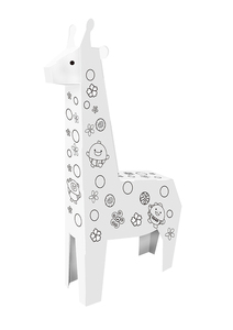 Juguetes de dibujo de cartón de animales en 3D para niños, juego de pintura colorido artesanal Montessori, juguetes para niños pequeños con sonido - Product Image 6
