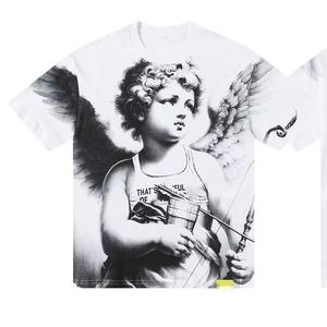 T-shirt oversize pour homme, imprimé streetwear de luxe, <span class=keywords><strong>impression</strong></span> sérigraphique, t-shirts graphiques de créateur, grossistes, t-shirt boxy personnalisé - Product Image 2