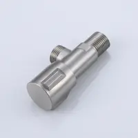 Wash Basin Valve Angle Cock Valve Nickle Brushed Stainless Steel Angle Stop Cock For Wash Basin Angle Valve Anti Rust