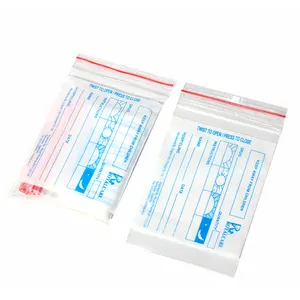 AIUDOカスタム病院ジッパー包装ldpeプラスチックジップロックピル薬色ジップロックポーチ薬薬局用医療バッグ