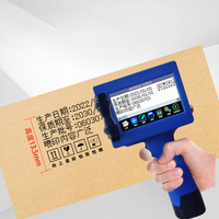 Imprimante jet d'encre portable TIJ pour la codification des dates de péremption, des codes de lots et des logos sur les boîtes en carton