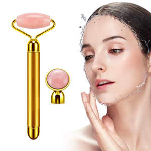 New Trend Beauty Bar 2 in 1 face beauty equipment Vibrating Jade Facial Massage Roller