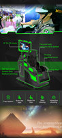 VR Star Space CE 9D VR Shooting 360 Simulateur de vol VR rotatif à 720 degrés Cockpit 9D Simulateur de chaise de mouvement de réalité virtuelle