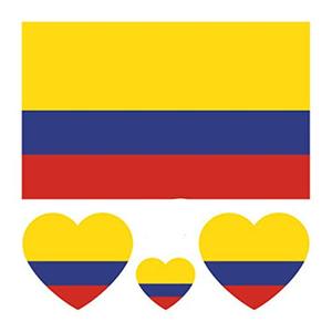 Copa del Mundo de Top 32 naciones Unidas pequeño cuerpo cara pegatina bandera de la nación <span class=keywords><strong>tatuaje</strong></span> temporal pegatinas Columbia - Product Image 2