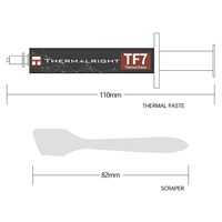 Pâte thermique Alibaba Thermalright TF7 - 12,8 W/m.k, composé de dissipateur thermique haute durabilité pour tous les dissipateurs thermiques