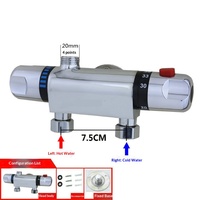 Robinet mélangeur thermostatique mural en laiton pour douche, à température constante, pour système de douche, hôtel, OEM