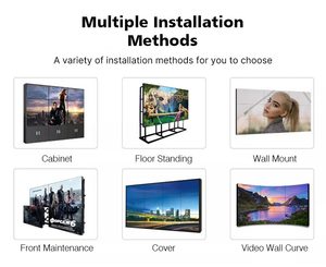 46 inch 3.5 mét trong nhà 2x2 videowall siêu hẹp bezel <span class=keywords><strong>LCD</strong></span> nối màn hình chữ số bức tường video - Product Image 5