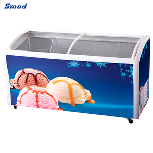 Smad 256l Glass Door Ice Chest <b>Freezers</b> Showcase for Display Dsh-256c Dsh-256c Chest <b>Freezers</b> - Product Image 2