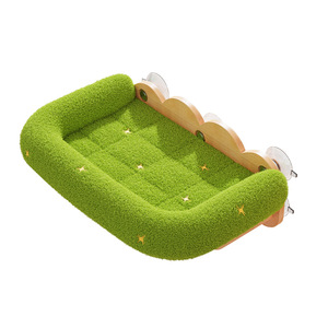 Hamac pour chat chaud automne-hiver, hamac pour chat en bois massif, hamac à ventouse pour fenêtre, hamac spacieux, transfrontalier - Product Image 3