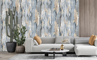 Papier peint PVC moderne le plus vendu, motif floral coloré, imperméable et résistant à l'humidité pour salon, chambre, hôtels et usage domestique